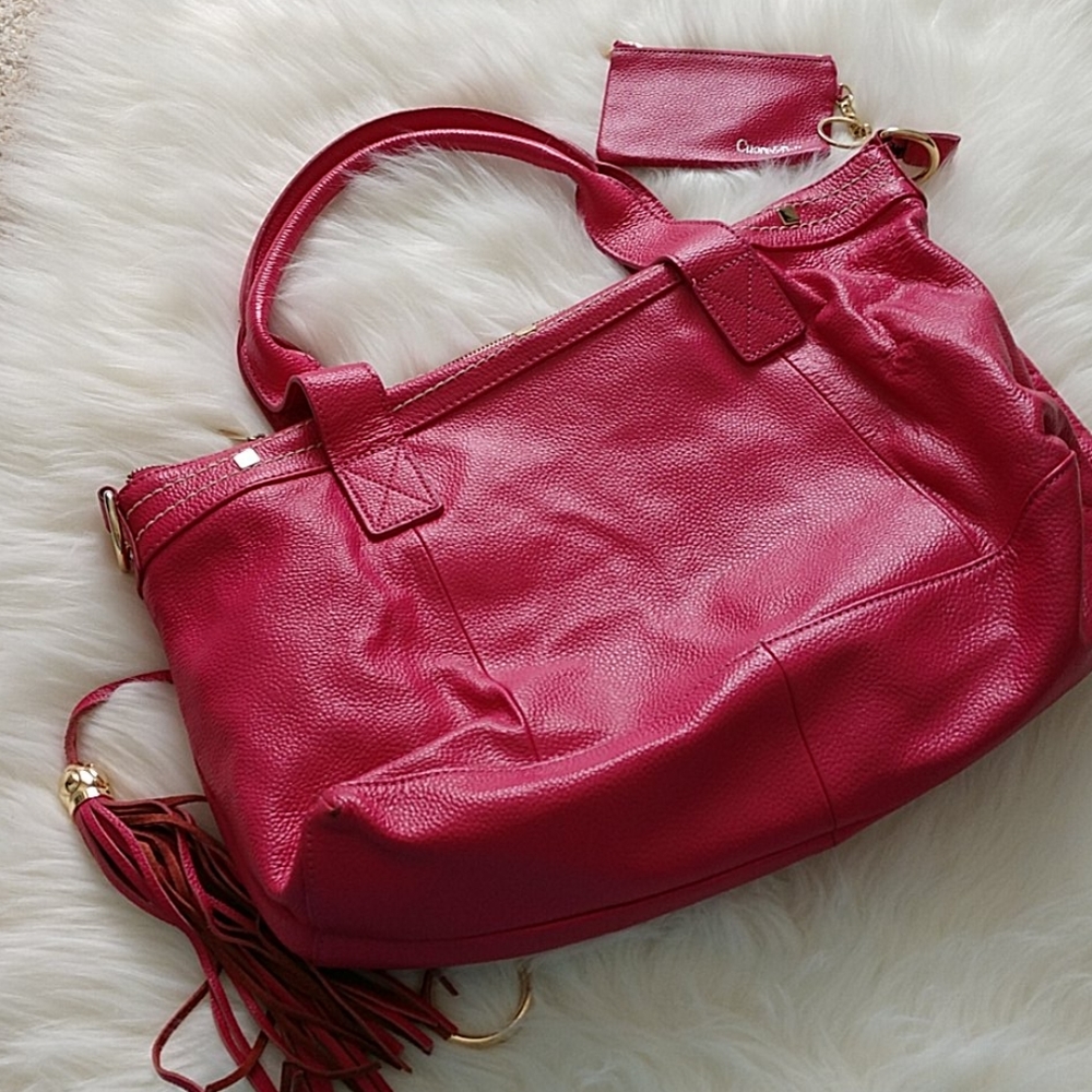 Cuore&Pellet leather purse GUC
